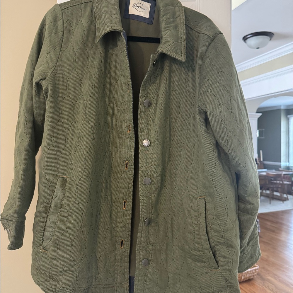 Jachs Olive Quilted Jacket